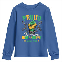 Jamaica Independence Day Youth Sweatshirt Proud Jamaican Hand Fist Break The Chain - Wonder Print Shop