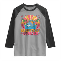 Funny Daddys Lil Squirter Raglan Shirt Inappropriate Adult Humor Squirting Whale - Wonder Print Shop