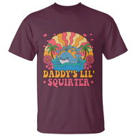 Funny Daddys Lil Squirter T Shirt Inappropriate Adult Humor Squirting Whale - Wonder Print Shop