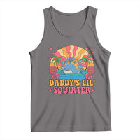 Funny Daddys Lil Squirter Tank Top Inappropriate Adult Humor Squirting Whale - Wonder Print Shop