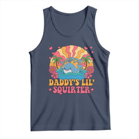 Funny Daddys Lil Squirter Tank Top Inappropriate Adult Humor Squirting Whale - Wonder Print Shop