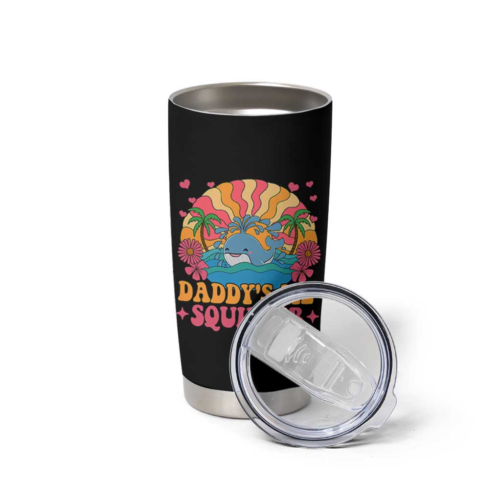 Funny Daddys Lil Squirter Tumbler Cup Inappropriate Adult Humor Squirting Whale - Wonder Print Shop