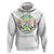 Rasta Jamaican Flag Peace Symbol Reggae Hoodie - Wonder Print Shop