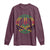 Rasta Jamaican Flag Peace Symbol Reggae Long Sleeve Shirt - Wonder Print Shop