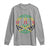 Rasta Jamaican Flag Peace Symbol Reggae Long Sleeve Shirt - Wonder Print Shop
