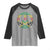 Rasta Jamaican Flag Peace Symbol Reggae Raglan Shirt - Wonder Print Shop