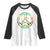 Rasta Jamaican Flag Peace Symbol Reggae Raglan Shirt - Wonder Print Shop