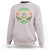 Rasta Jamaican Flag Peace Symbol Reggae Sweatshirt - Wonder Print Shop