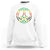 Rasta Jamaican Flag Peace Symbol Reggae Sweatshirt - Wonder Print Shop