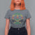 Rasta Jamaican Flag Peace Symbol Reggae T Shirt For Women - Wonder Print Shop
