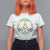 Rasta Jamaican Flag Peace Symbol Reggae T Shirt For Women - Wonder Print Shop