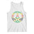 Rasta Jamaican Flag Peace Symbol Reggae Tank Top - Wonder Print Shop