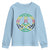 Rasta Jamaican Flag Peace Symbol Reggae Youth Sweatshirt - Wonder Print Shop