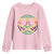 Rasta Jamaican Flag Peace Symbol Reggae Youth Sweatshirt - Wonder Print Shop