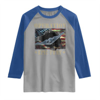 Operation Epic Fury Raglan Shirt Military Bomber Jet American Flag