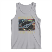 Operation Epic Fury Tank Top Military Bomber Jet American Flag