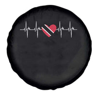 Trinidad And Tobago Heartbeat Trinidadian Flag Spare Tire Cover - Wonder Print Shop