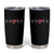 Trinidad And Tobago Heartbeat Trinidadian Flag Tumbler Cup - Wonder Print Shop