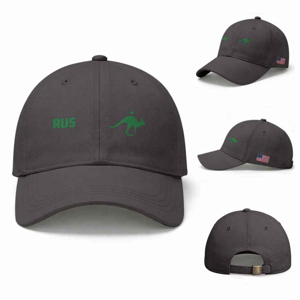 Kangaroo Australia Aus Team Aussie Athletic Jersey Style Baseball Cap
