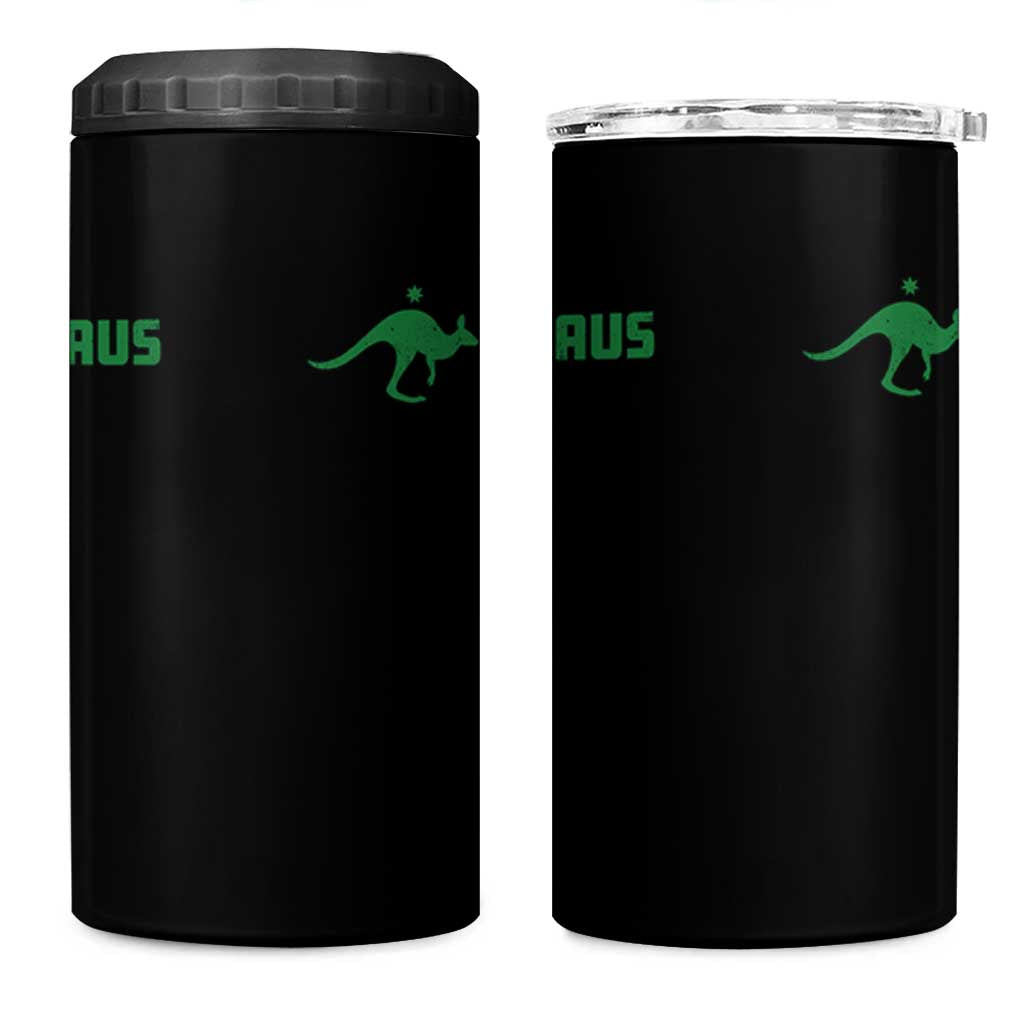 Kangaroo Australia Aus Team Aussie Athletic Jersey Style 4 in 1 Can Cooler Tumbler
