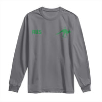 Kangaroo Australia Aus Team Aussie Athletic Jersey Style Long Sleeve Shirt