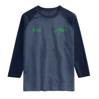 Kangaroo Australia Aus Team Aussie Athletic Jersey Style Raglan Shirt