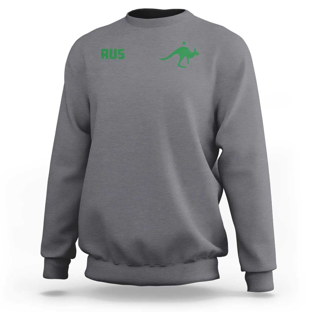 Kangaroo Australia Aus Team Aussie Athletic Jersey Style Sweatshirt