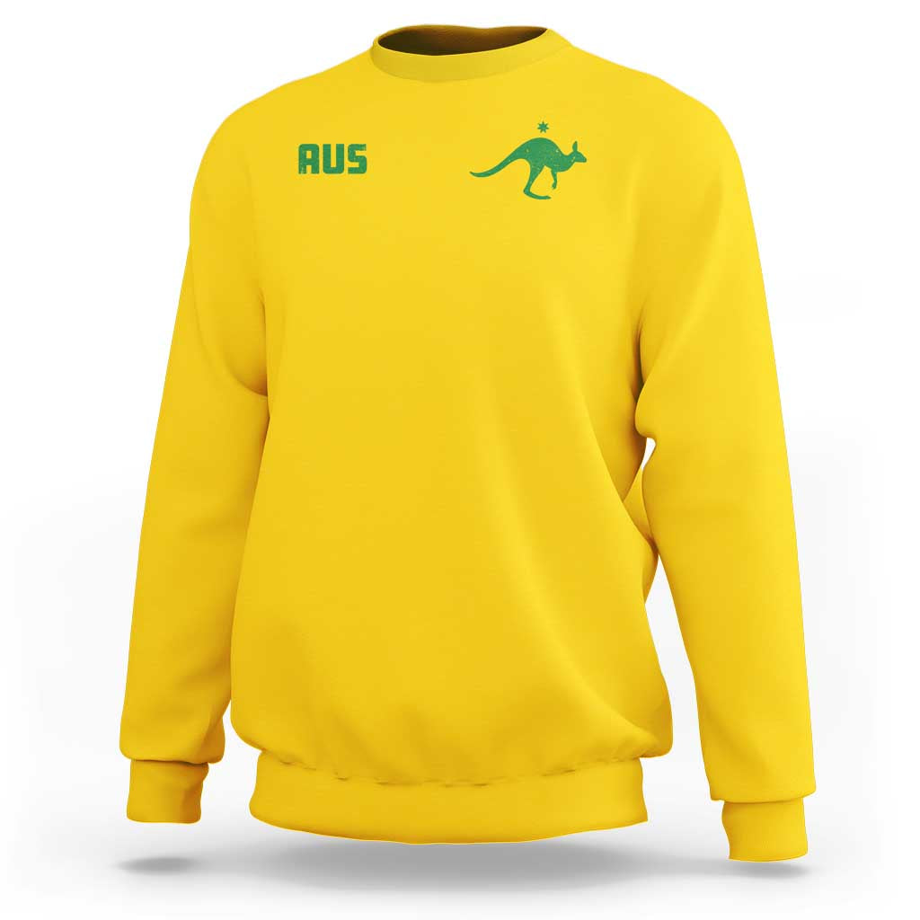 Kangaroo Australia Aus Team Aussie Athletic Jersey Style Sweatshirt