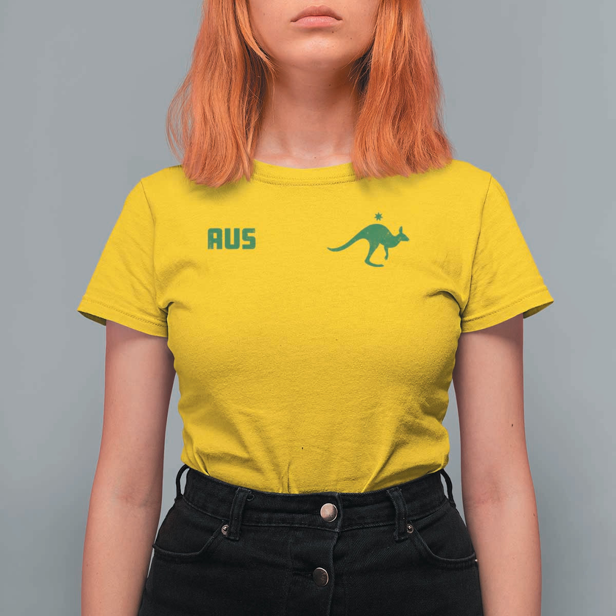 Kangaroo Australia Aus Team Aussie Athletic Jersey Style T Shirt For Women