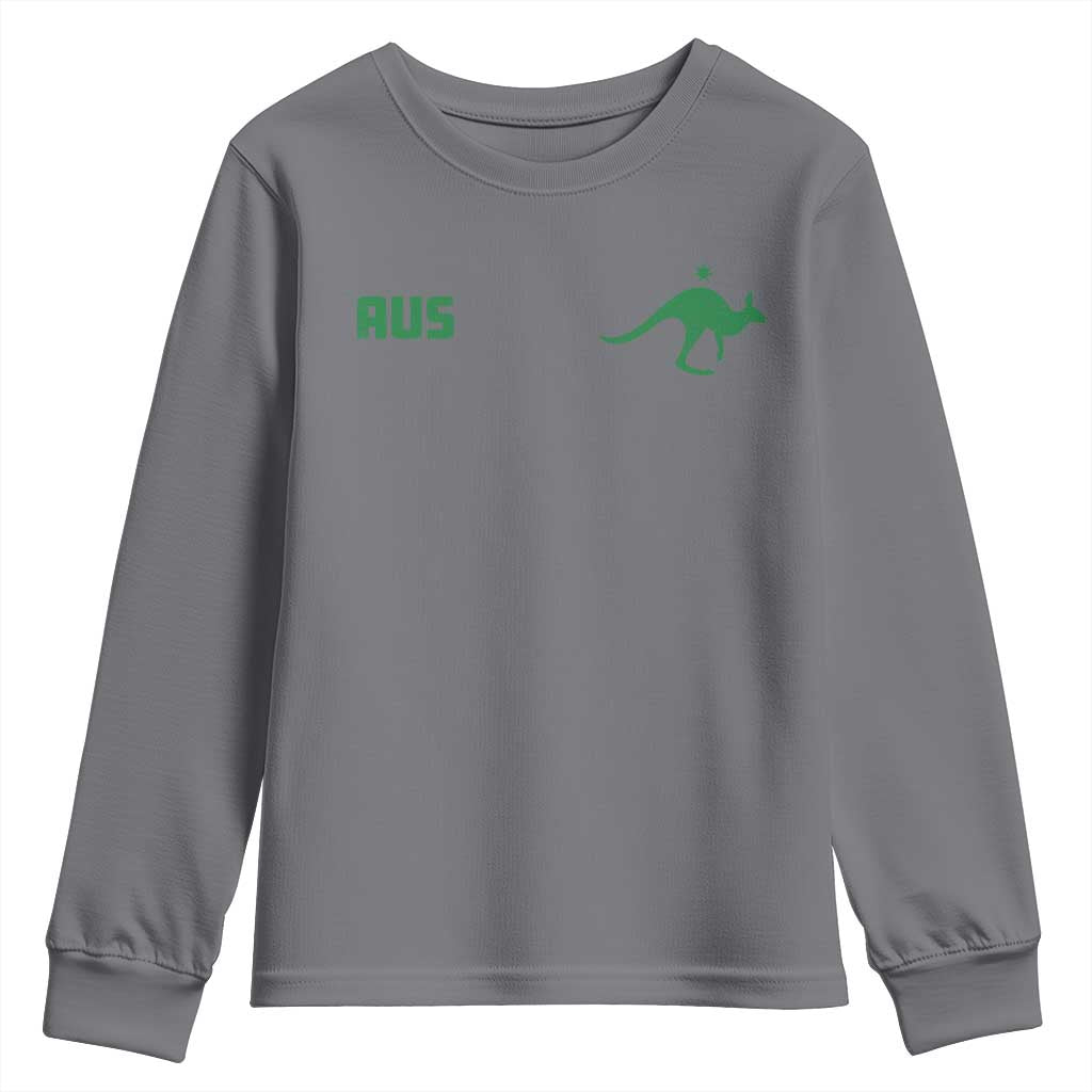 Kangaroo Australia Aus Team Aussie Athletic Jersey Style Youth Sweatshirt