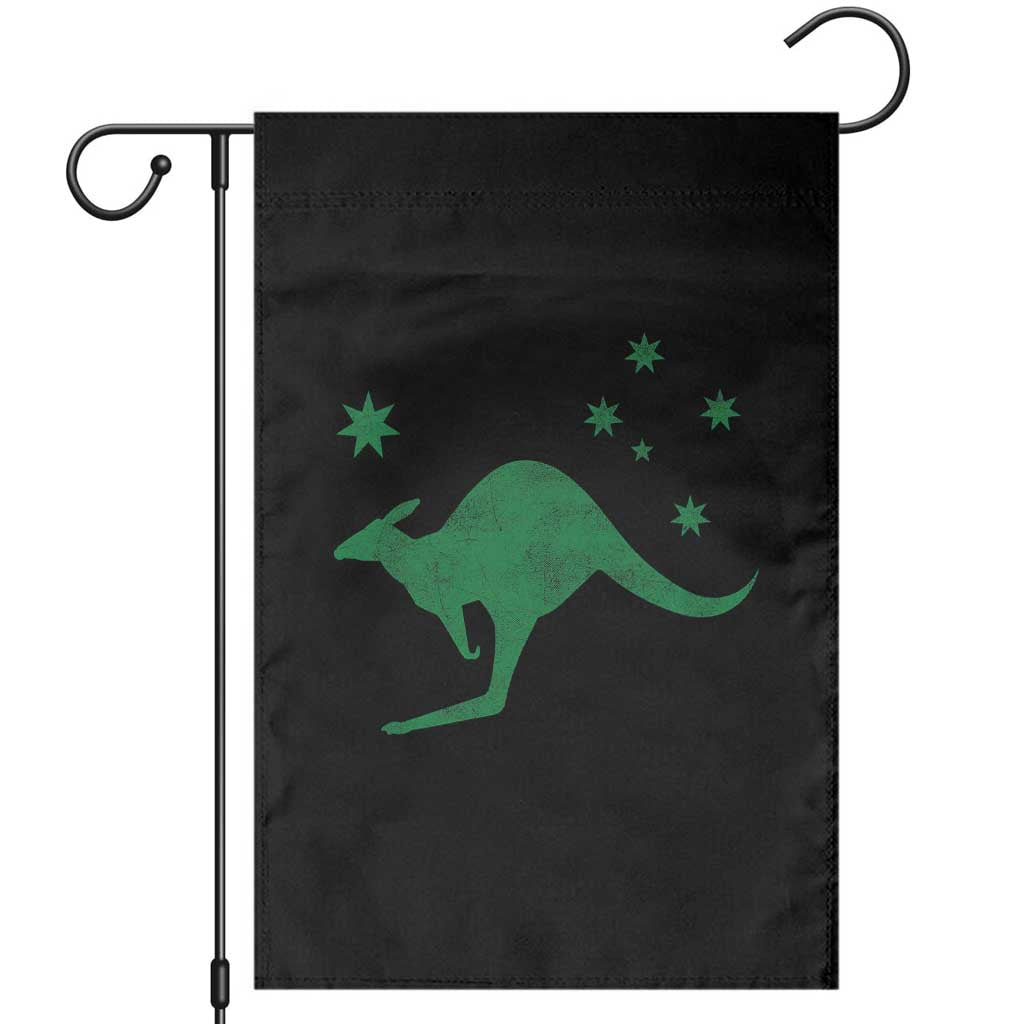 Australia Kangaroo with Federation Star Aussie Roots Garden Flag