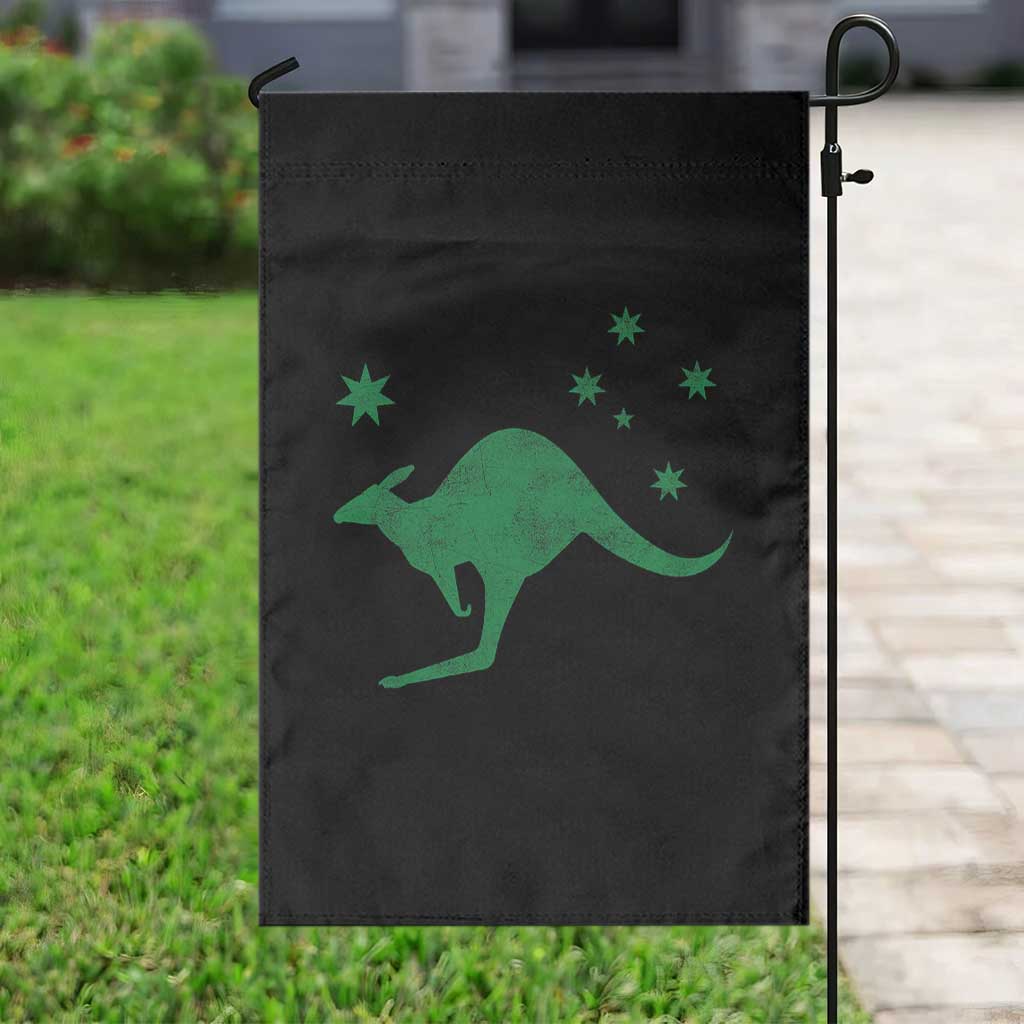 Australia Kangaroo with Federation Star Aussie Roots Garden Flag