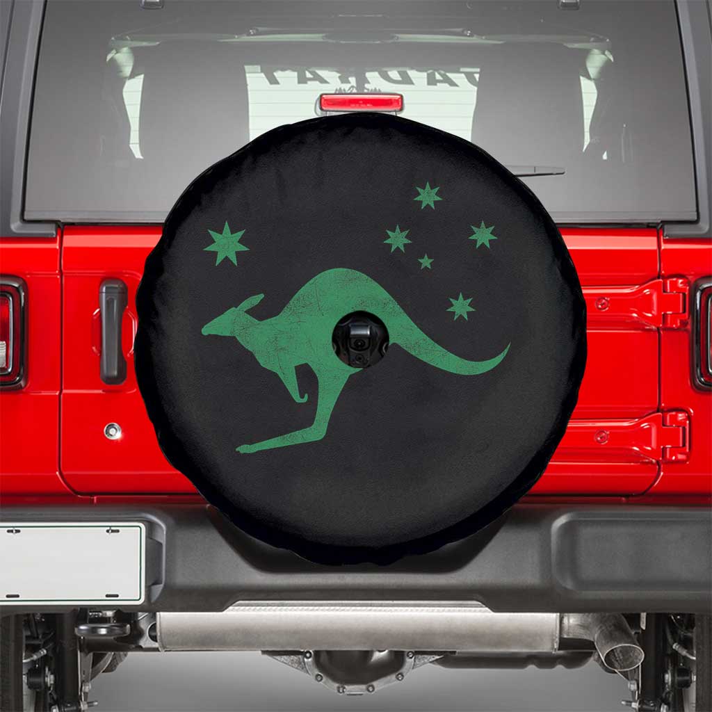 Australia Kangaroo with Federation Star Aussie Roots Spare Tire Cover
