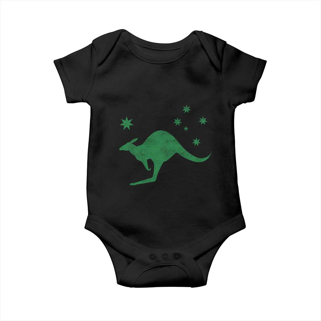 Australia Kangaroo with Federation Star Aussie Roots Baby Onesie