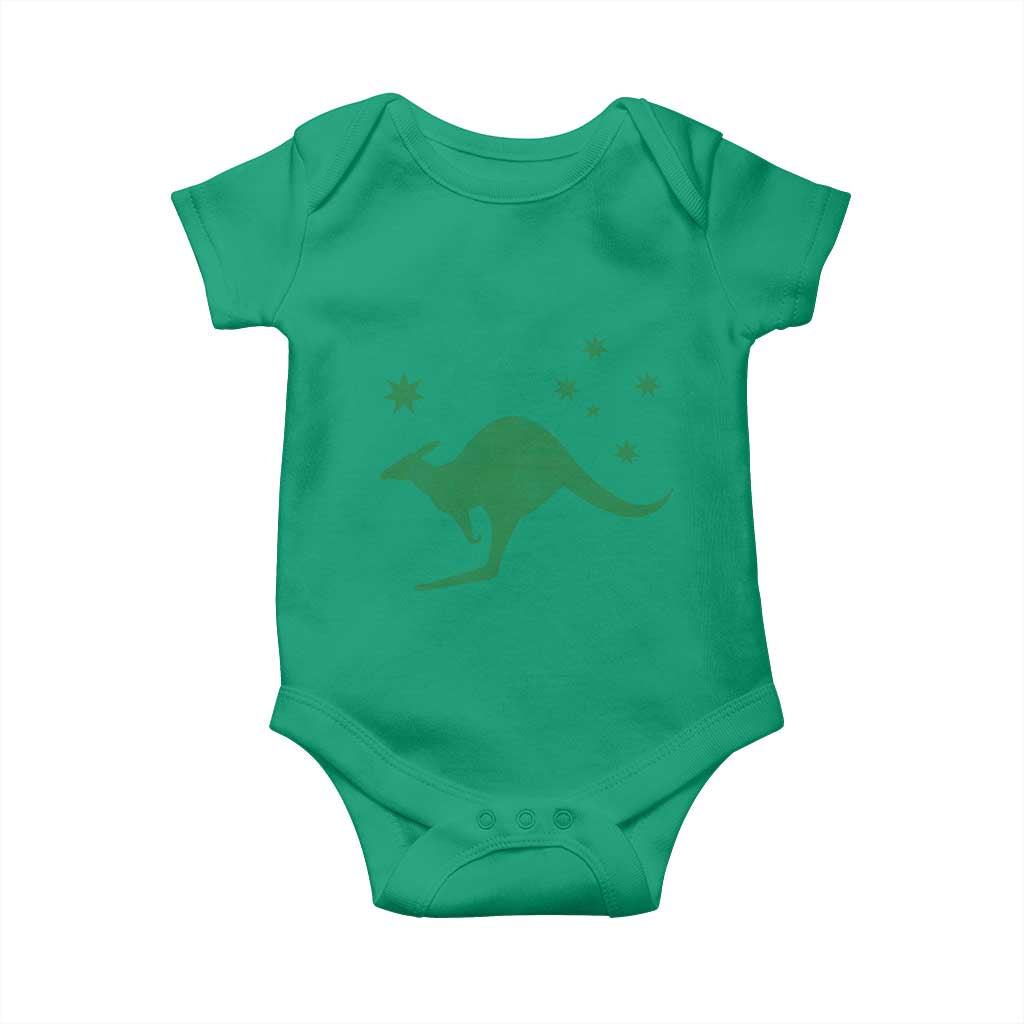 Australia Kangaroo with Federation Star Aussie Roots Baby Onesie