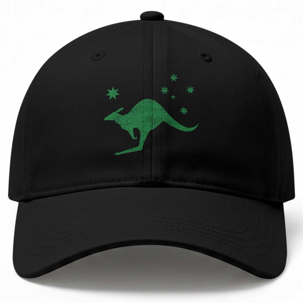 Australia Kangaroo with Federation Star Aussie Roots Baseball Cap