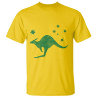Australia Kangaroo with Federation Star Aussie Roots T Shirt