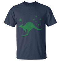 Australia Kangaroo with Federation Star Aussie Roots T Shirt