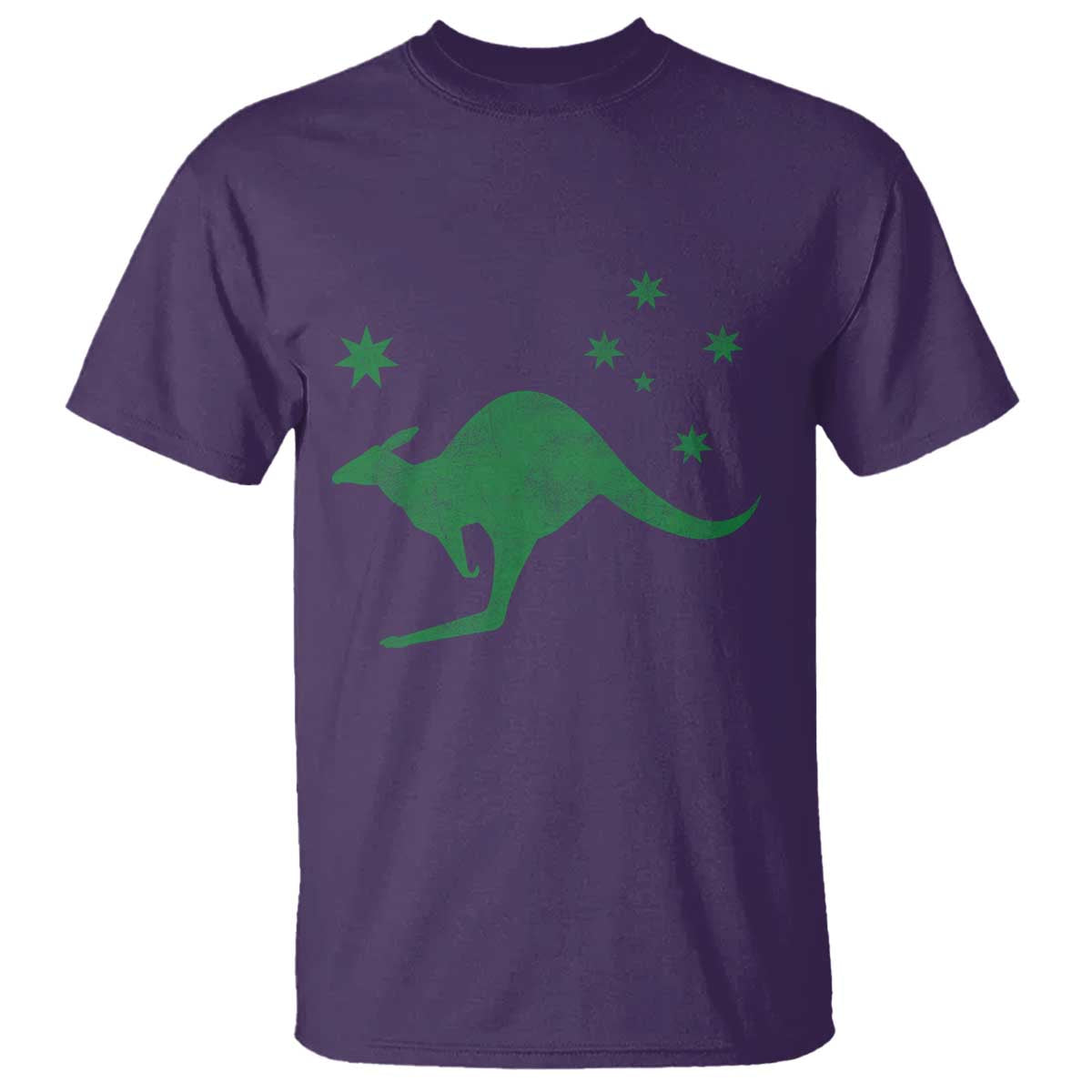 Australia Kangaroo with Federation Star Aussie Roots T Shirt