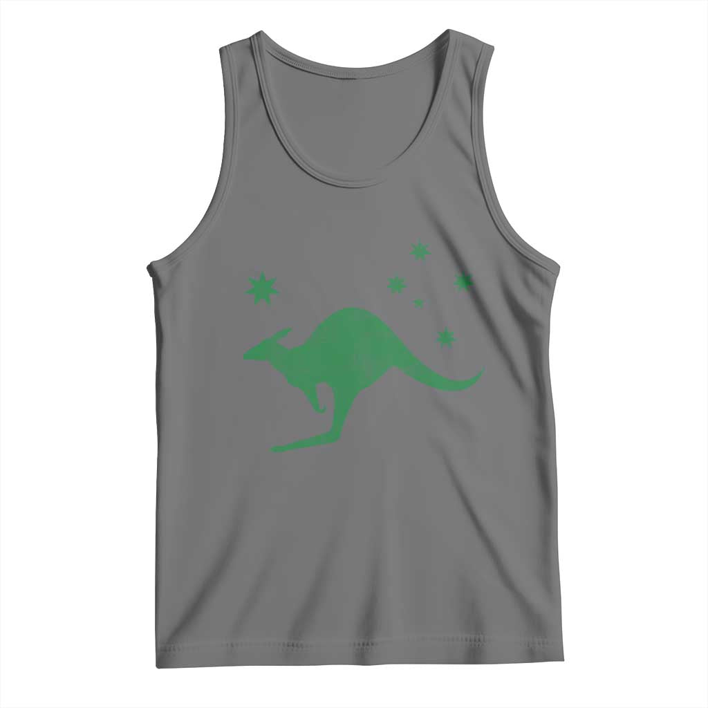 Australia Kangaroo with Federation Star Aussie Roots Tank Top