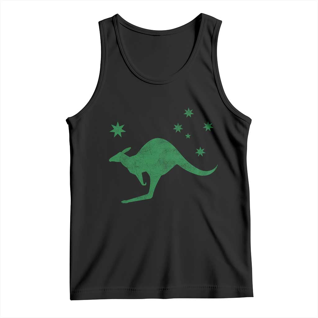 Australia Kangaroo with Federation Star Aussie Roots Tank Top