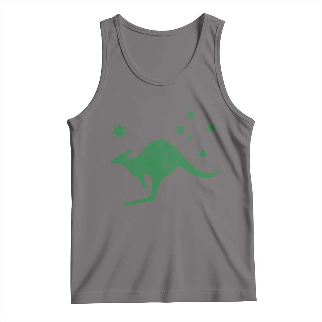 Australia Kangaroo with Federation Star Aussie Roots Tank Top