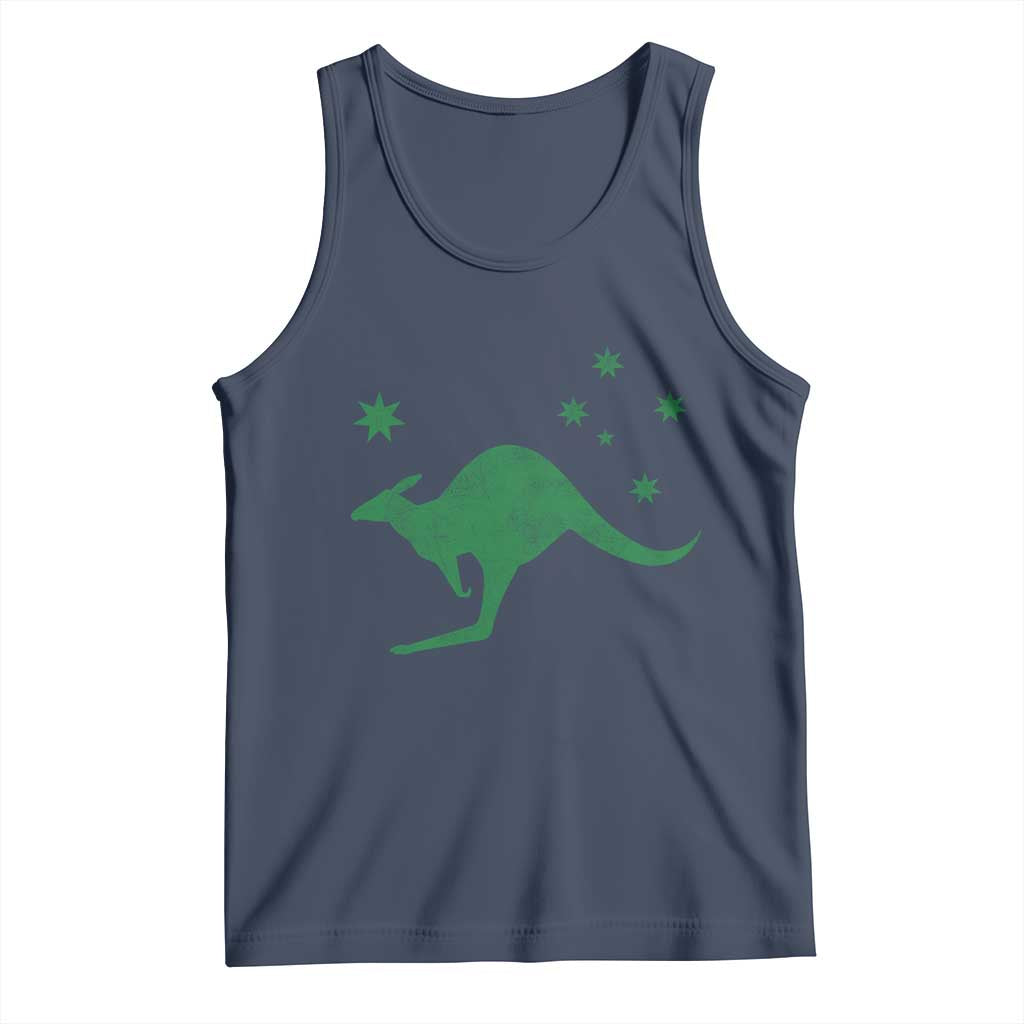 Australia Kangaroo with Federation Star Aussie Roots Tank Top