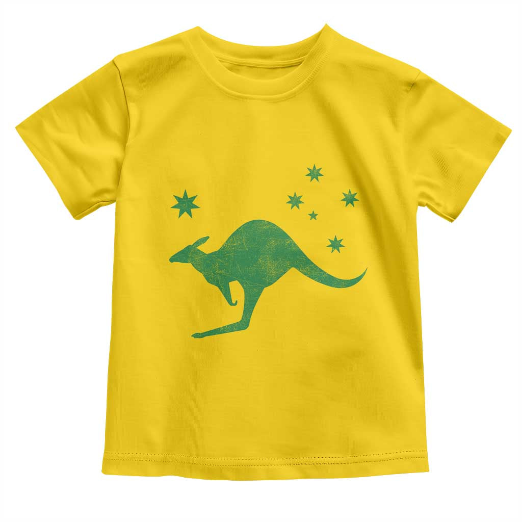 Australia Kangaroo with Federation Star Aussie Roots Toddler T Shirt