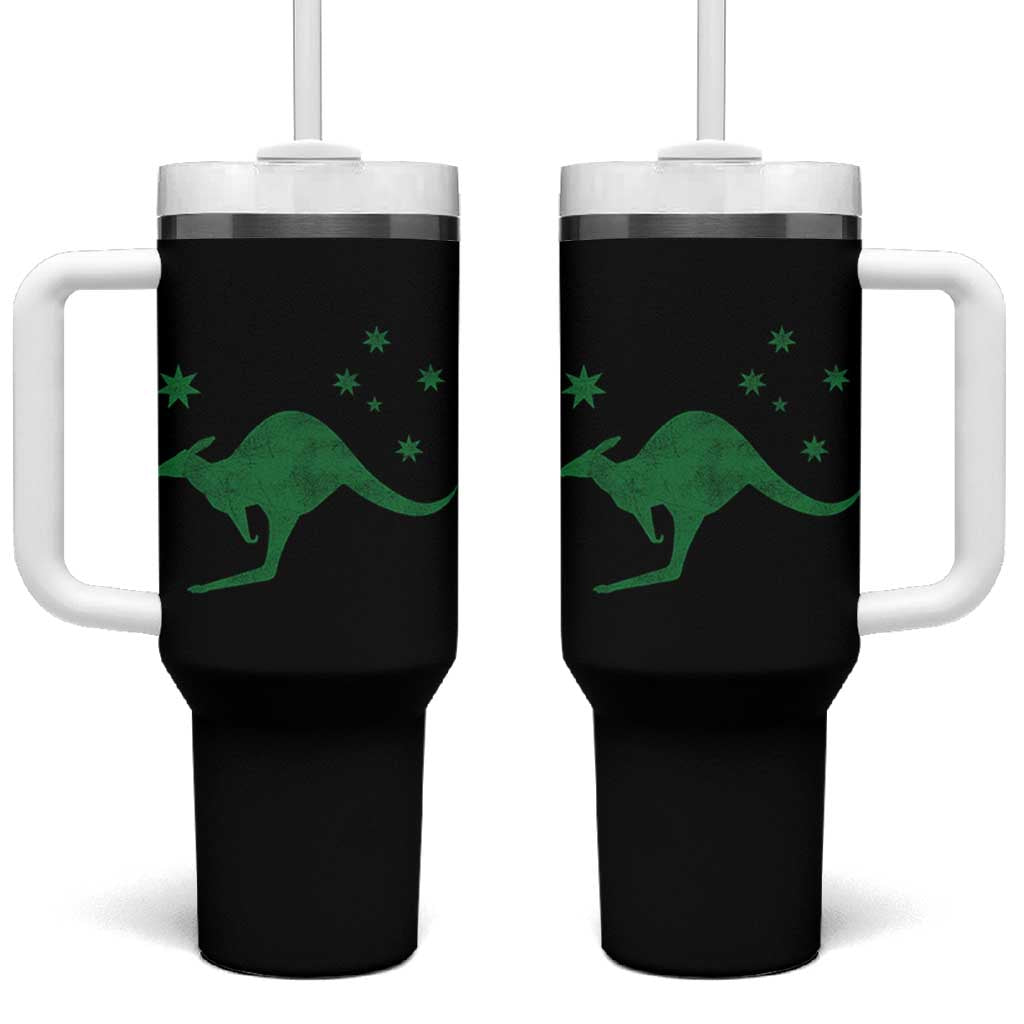Australia Kangaroo with Federation Star Aussie Roots Tumbler With Handle