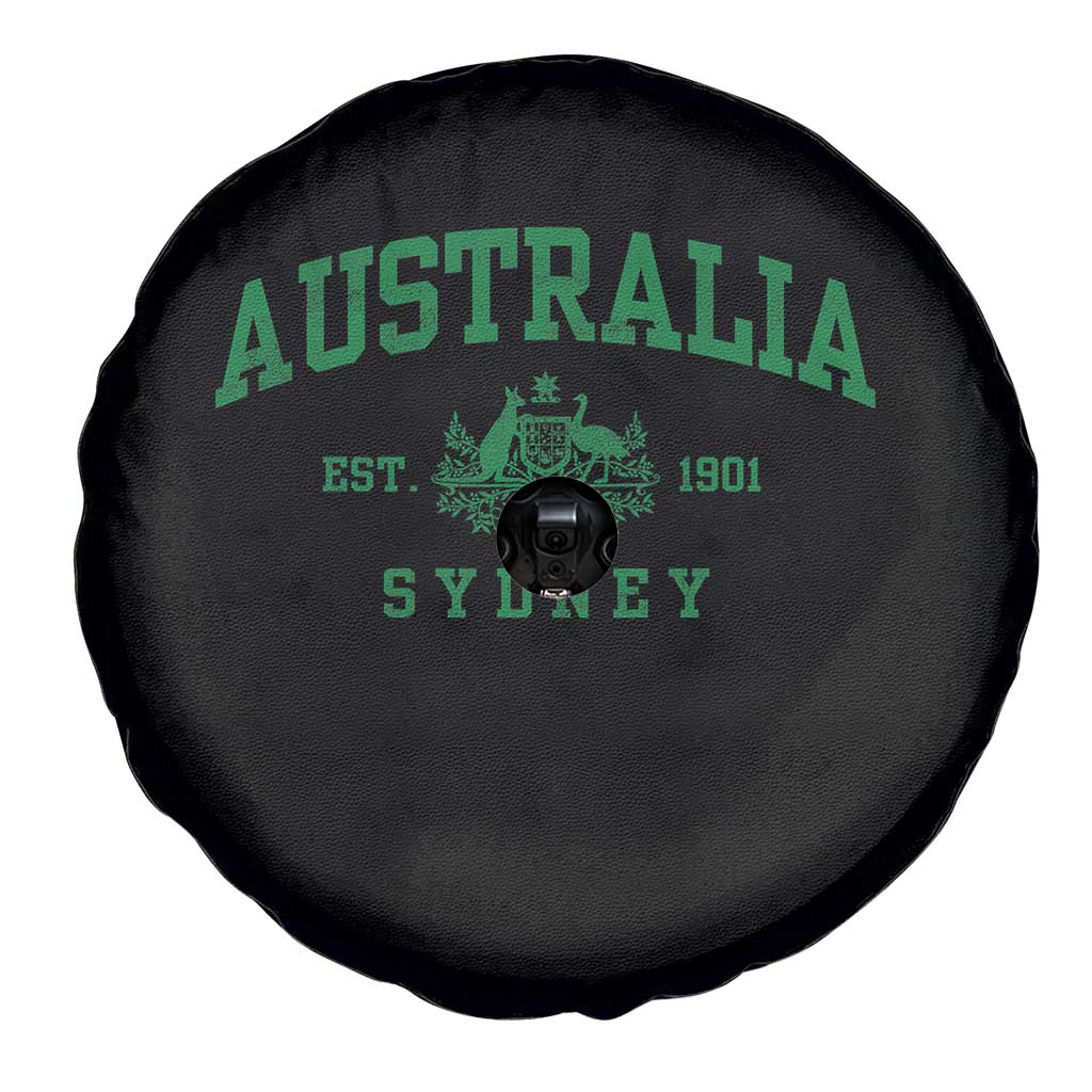 Australia Sydney Est 1901 Spare Tire Cover Commonwealth Vintage Crest