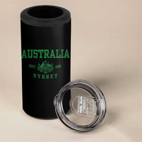 Australia Sydney Est 1901 4 in 1 Can Cooler Tumbler Commonwealth Vintage Crest