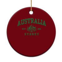 Australia Sydney Est 1901 Ceramic Ornament Commonwealth Vintage Crest