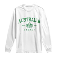 Australia Sydney Est 1901 Long Sleeve Shirt Commonwealth Vintage Crest