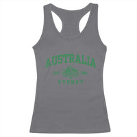Australia Sydney Est 1901 Racerback Tank Top Commonwealth Vintage Crest
